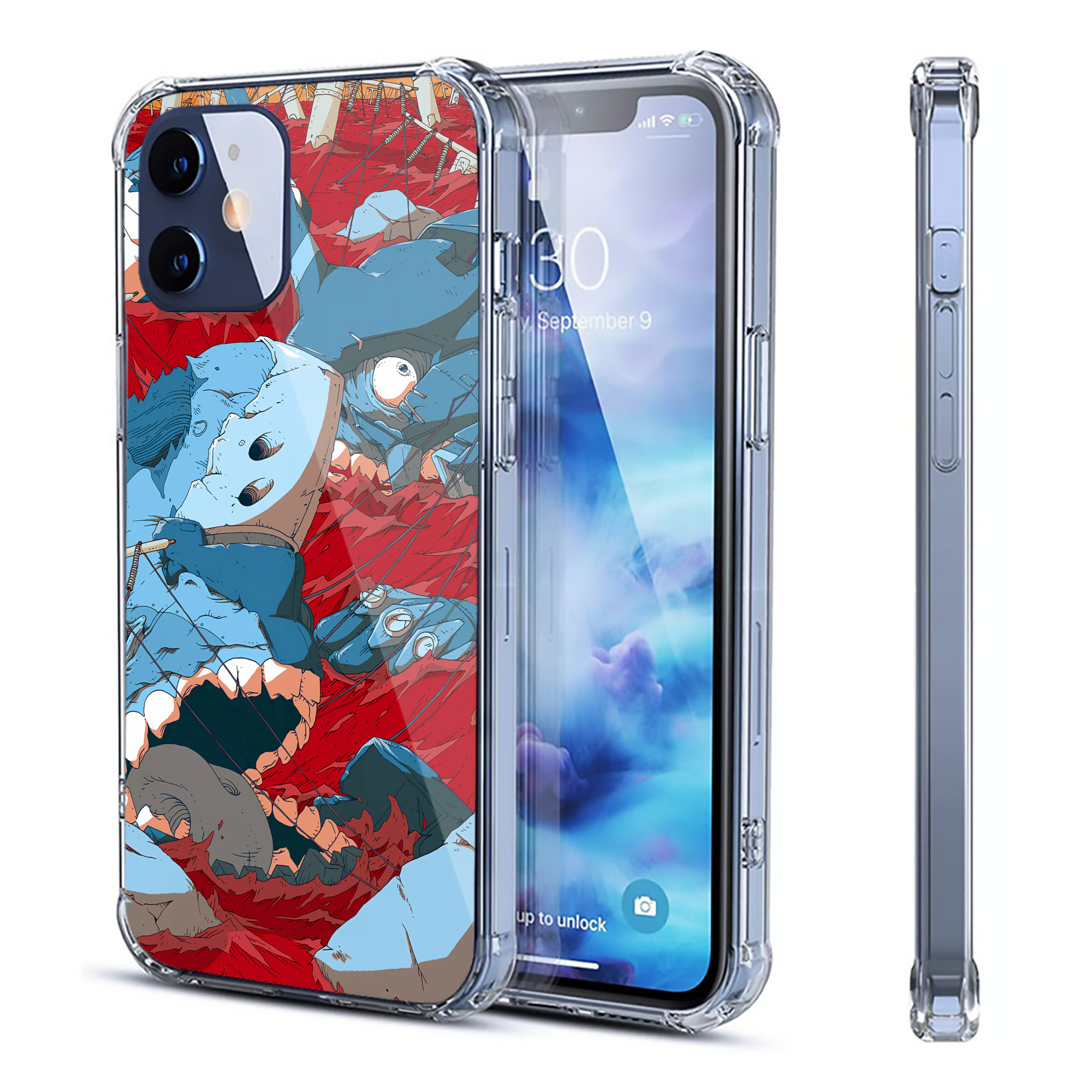 （画像用） EVA 新世紀エヴァンゲリオン 【iPhone 12シリーズ対応】透明スマホケース（クリアソフトケース）